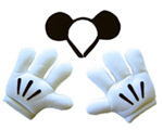 Headband  Glove Set��Mickey�ʥإåɥХ�ɤȥ������֡��ߥå����ޥ����� ��802540��